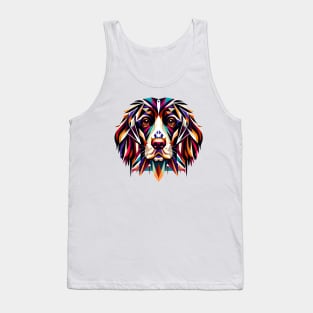 English Springer Spaniel: Geometric Color Splendor Tank Top